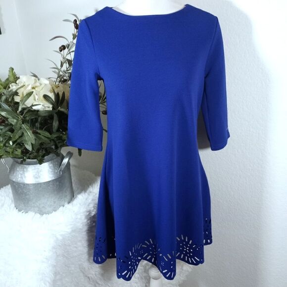 SHEIN BLUE DRESS SZ.XS EUC - Picture 2 of 5